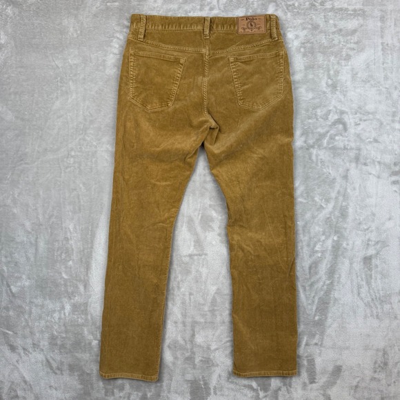 Polo Ralph Lauren Other - Polo Ralph Lauren Varick Slim Straight Corduroy Pants Mens 30/30 Tan Brown